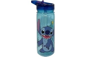 CARTOON Trinkflasche aus Tritan Stitch Disney Ecozen mit klappbarem Ausgießer für Kinder, 580 ml, BPA-frei