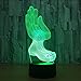 Price comparison product image Hände Und Füße Modell LED 3D Lampe 7 Farbwechsel Nachtlicht Acryl Optische Täuschung Tischlampe Für Wohnkultur