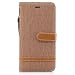 Produktbild iPhone 6 Plus / 6S Plus Hülle, Chreey [Klassische Denim] Kunst Handyhülle Flip Case Schutzhülle / Etui / Ledertasche [Braun] + Brieftasche Kartenfach Ständer Funktion