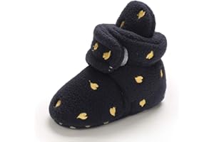 MASOCIO Bottes Bébé Fille Garçon Hiver Chaud Chaussures Premiers Pas Semelle Souple Antidérapant