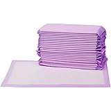 Amazon Basics - Tappetini igienici per la lettiera del gatto, confezione da 20, profumo frescot, Viola, Bianco