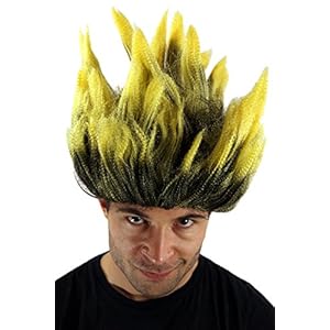 Peluca para Carnaval, Demonio de Fuego, Loki, científico Loco
