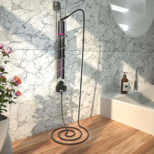 Hair Straighteners  Flat Iron For Hair Styling 2 In 1 Ceramic Plate Curling Iron With Rotating Adjustable Temperature And Salon High Heat 120-230     - Grey