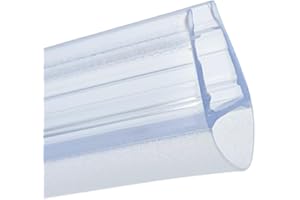 IWOFER Ricambi Box Doccia | Guarnizione Singola | per Vetro 6 7 8 mm | Made in Italy | Installazione Facile (2 m, S68 U/6,5)