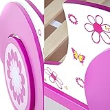 Kinderbett Mädchenbett Autobett Butterfly Bett 90×200 Kinderzimmer inkl. Lattenrost Jugendbett - 4