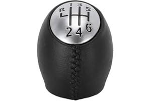 Vikenar 328650005R Remplacement du véhicule Pommeau de Changement de Rapport 6 Bouton Fit Compatible avec Megane III