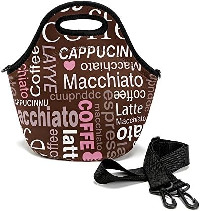 ANFAY Lunch Bag Picnic Insulated Tote Adjustable Shoulder Strap Waterproof Reusable, 005