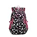 Produktbild Rieovo Rucksack Campus Mädchen - Schulrucksack Rucksack Kinderrucksack Butterflies und Blumen