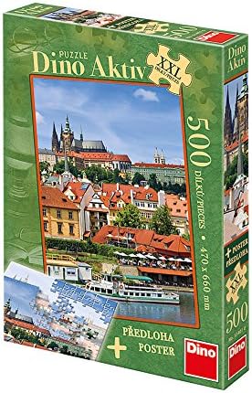 Dino Toys Dino Toys514010 Prague Castle Act Puzzle (2X-Large, 500-Piece)