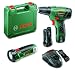 Produktbild Bosch Bohrer-Akkuschrauber PSR 10,8 LI-2 / 2-aku. + Taschenlampe PLI LI, 603972924