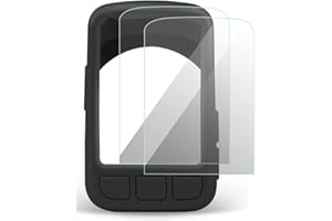 Moorovgi Custodia+2 Pezzi Vetro Temperato per Wahoo Elemnt Bolt V2,Pellicola Protettiva Proteggi Schermo Accessorio per Computer da Bici GPS per Wahoo Elemnt Bolt V2 (Nero)