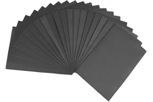 ewtshop® Lot de 20 feuilles de caoutchouc mousse Noir Format : 21 x 29,7 cm DIN A.
