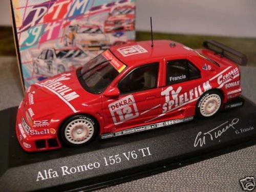 Preisvergleich Produktbild 1 / 43 Minichamps Alfa Romeo 155 V6 Tl DTM 1994 Francia 430940212