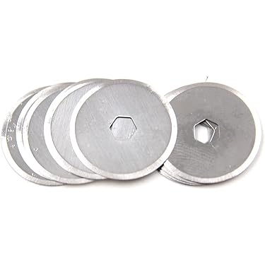 Lame Rotanti Da 28mm Per Taglierini - 12 Pezzi, Acciaio SKS-7, Per Quilting E Cucito