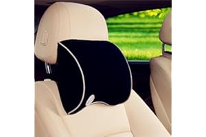 HONCENMAX Oreiller de Cou de Voiture Conduire Confortable Doux Mousse Mémoire Appui-tête Automatique de Siège Protéger Le Cou et la Vertèbre Fit Voyage/Bureau/Accueil/Voiture
