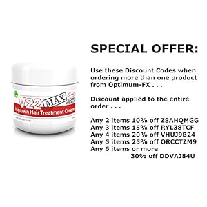 V22 MAX Ingrown Hair Treatment Cream Double Strength Paraben and Cruelty Free - 50ml - Image 2