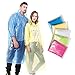 Produktbild Faneli Notfall-Regenponchos f¨¹r Erwachsene (5er-Pack) mit Kapuze mit Kordelzug und elastischen rmeln, Rad-Regenponcho, regenponcho fahrrad, regenkleidung f¨¹r das Fahrrad