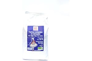 CELNAT farine complète 5 céréales - 1 KG
