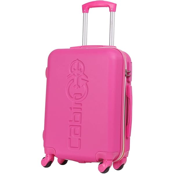 Valigia Media Rigida ITACA - Trolley 4 Ruote Leggero ABS, Capacit&agrave; 20kg Con Lucchetto TSA - Rosa