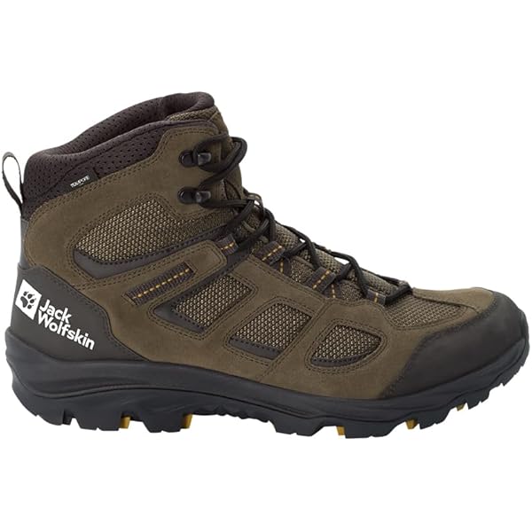 Buy Jack Wolfskin Men's Mid Cut Hiking Shoe, Khaki/Phantom, 11.5