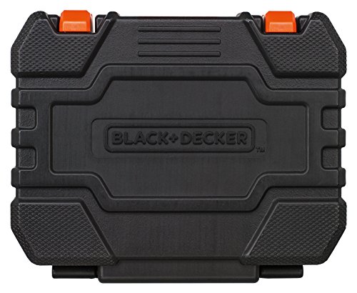 Black + Decker 109-teiliges Bohrer- und Schrauberbit-Set, Metall-; Holz-und Steinbohrer, Stecknüsse, Bits, Senker, A7200 - 3