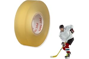 BQRKOTM 1 Rotolo Nastri per Hockey, Multiuso, 20m Nastro per Bastone da Hockey Trasparenti Antiscivolo, per stinchi, Calze Nastro, Rotolo, Attrezzature Sportive