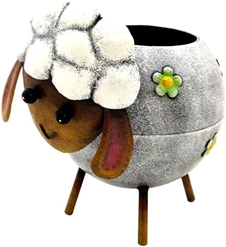 Garden Style 240000736 Sheep Shape Metal Plant Pot