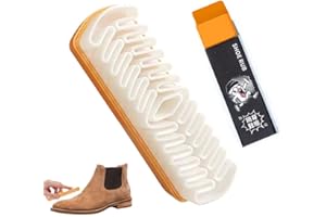 JUGUTA Spazzole Per Scarpe Scamosciate, Gomma Per Camoscio,Pulizia Scarpe Scamosciate,Set Di 2 Spazzole Scarpe, Nabuk Detergente Per Scarpe A 4 Lati