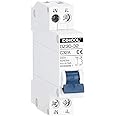 DIHOOL MCB Circuit Breaker 1P+N 10A phase line + neutral line Din Rail Mount Isolator