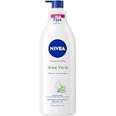 NIVEA Body Lotion Aloe Vera 400 ml, For Normal and Dry Skin, 72 Hours Moisturizing, Hyaluron, Aloe Vera, Regenerative Care
