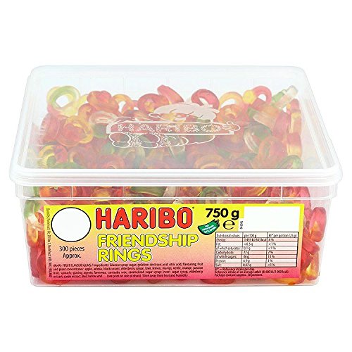Preisvergleich Produktbild Haribo Freundschaftsringe - 720g - ungefaehr 300 Stk