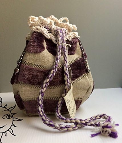 SOLELUNA handbags – velvet handbag - handmade unique piece italian style - made in Italy
