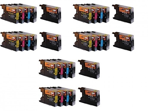 Start - Juego de 30 unidades de cartuchos de repuesto, tamaño XL, compatibles con LC1220 y LC1240, para Brother DCP-J525W, DCP-J725DW, DCP-J925DW, MFC-J430W, MFC-J5910DW, MFC-J625DW, MFC-J6510DW, MFC-J6710DW, MFC-J6910DW, MFC-J825DW y MFC-J835DW