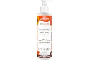 ACTIVILONG - Leave-in Actiforce - Sans Rinçage - Cheveux Frisés Et Crépus - 98 % D'Ingrédients Naturels - Sans Parabène, Ni Silicone, Ni Huile Minérale - Made In France - 240ml