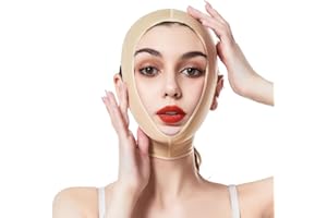 AVRUYPI Sangle pour le visage, Masque en forme de V, masque visage, masque raffermissant et liftant, Améliore le relâchement cutané, lifte et anti-rides