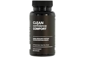 Clean Confidence Comfort Bowel Regularity Support - 60 Capsules - One Month Supply by ConfidentU