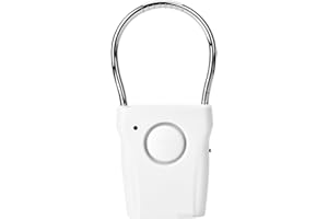 JWTHEE Door Handle Alarm,120db Touching Vibration Triggered,Anti Theft Security Alarm Loud Door Knob,120db Touch Sensor Door Handle Alarm Anti Theft Vibration Window Burglar Alert Home