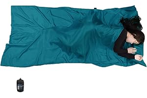 BROWINT Silk Sleeping Bag Liner, Silk Sleep Sack, Extra Wide 220x110cm, Lightweight Travel Sheet for Hotels, Sleeper with Reinforced Gussets