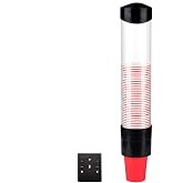 Cup Dispenser Wall Cup Holder Plastic One Touch Cup Holder Disposable Cup Holder Wall Cup Dispenser Up to 50 Cups 3" Diameter