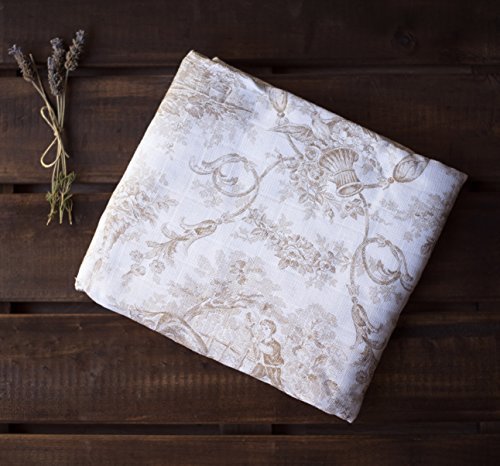 Muselina Toile Joile 100% nacional medida 130 Cmtrs*120 Ctros, prelavados con muselina de 100% algodón