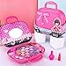 Produktbild huayu Kinder Kosmetik Prinzessin Make-up Box Spielzeug Set Kleine Mädchen Führt In Einem Ungiftigen Make-up Box Koffer Mode und Convenience Beauty Bag
