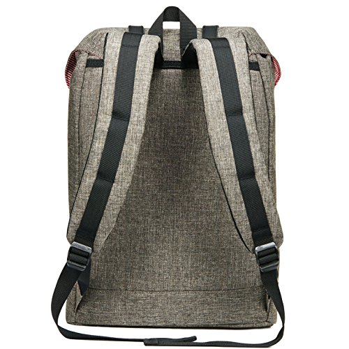 Rucksack Damen Herren Vintage KAUKKO Reiserucksack Studenten Rucksack Laptop Rucksack f  r 14  Notebook L  ssiger Daypacks Schultaschen f  r Wandern R