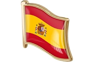AYRSJCL 1 Pz Metal Bavero Pin Spagna Bandiera Bandiera Badge Badge Badge National Badges