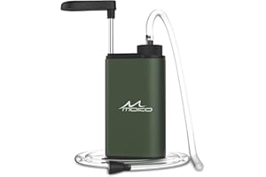MoKo Filtro de Agua Portátil, Water Filter Emergencia Personal Purificador de Agua para Campamento o Acampada Deport al Aire Libre y Supervivencia Mate Ejército Finalizad