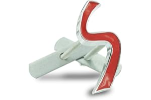 QIDIAN Car S Letter Emblem Badge Sticker for Cooper S ONE JCW F54 F55 F56 F57 F60 R50 R52 R53 R56 R57 R58 R59 R60 R61 Clubman Hatachback Countryman Front & Rear Lid Grille Emblem Sticker Parts