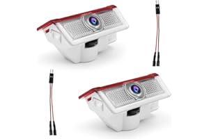 Gmili 2Pcs Luces LED de Bienvenida, Luces LED Bienvenida Coche, Proyector LED Puerta Coche, Luces Accesorios Compatible con Mercedes-ABCE Class W176/ W177/ W246/ W205/ W212/ W213/ W166/ W167/ X235