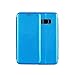 Price comparison product image Samsung Galaxy S8 Plus Coral Light Blue Slim Shell PU Leather Magnetic Closure Wallet Case Cover