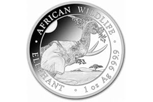 PRECIOUS & VALUABLE METALS PORQUE NO SOLO EL ORO RELUCE Moneda de Plata (oz) "Elefante", Somalia (edición 2023)