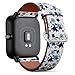 Produktbild Kompatibel mit für Huami Amazfit Bip - Leder-Armband Uhrenarmband Ersatzarmbänder mit Schnellverschluss (Ozean)