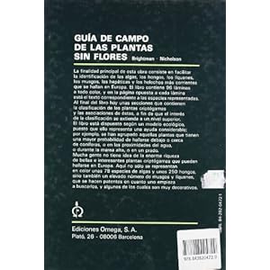 GUIA CAMPO DE LAS PLANTAS SIN FLORES (GUIAS DEL NATURALISTA-HONGOS Y PLANTAS CRIPTÓGAMAS)